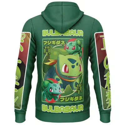 Bulbasaur Pokemon Streetwear Lightweight Hoodie