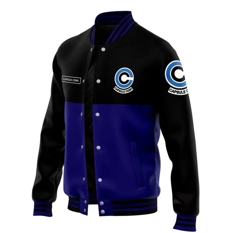 Capsule Corp DBZ Varsity Jacket - Image 3
