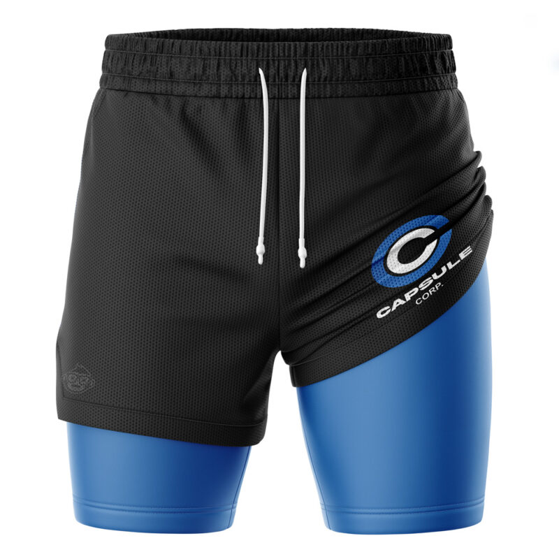 Capsule Corp V2 Dragon Ball Z 2-in-1 Performance Shorts - Image 3