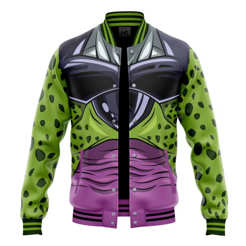 Cell Dragon Ball Z Varsity Jacket