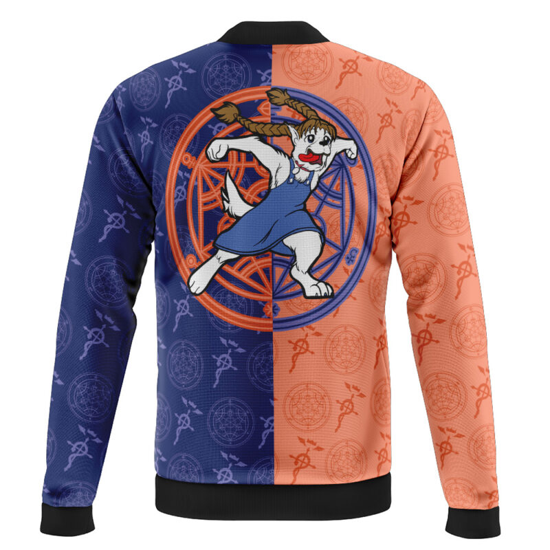 Chimera Nina Fullmetal Alchemist Casual Bomber Jacket - Image 2
