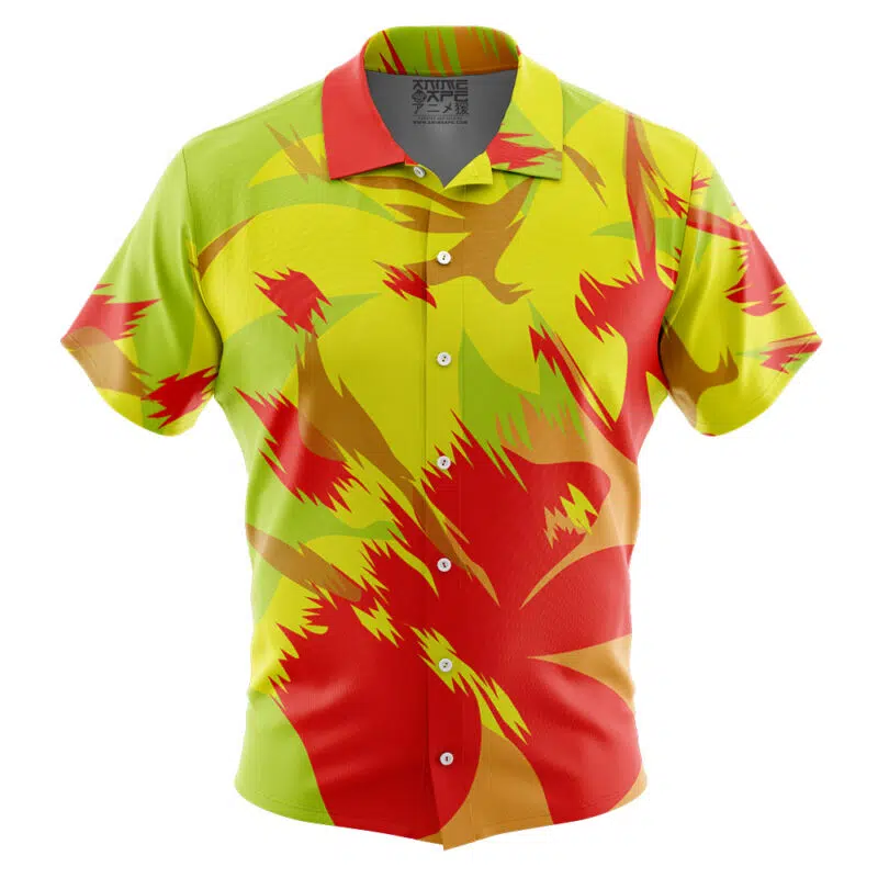 Cu Cuchulain Lancer Fate Hollow Ataraxia Button Up Hawaiian Shirt