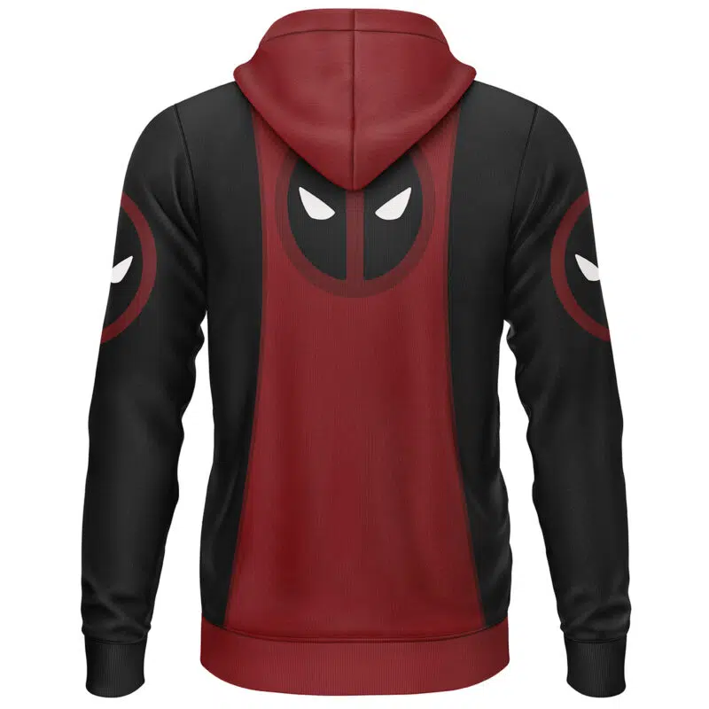 Deadpool Marvel Comics Lightweight Hoodie - Image 2