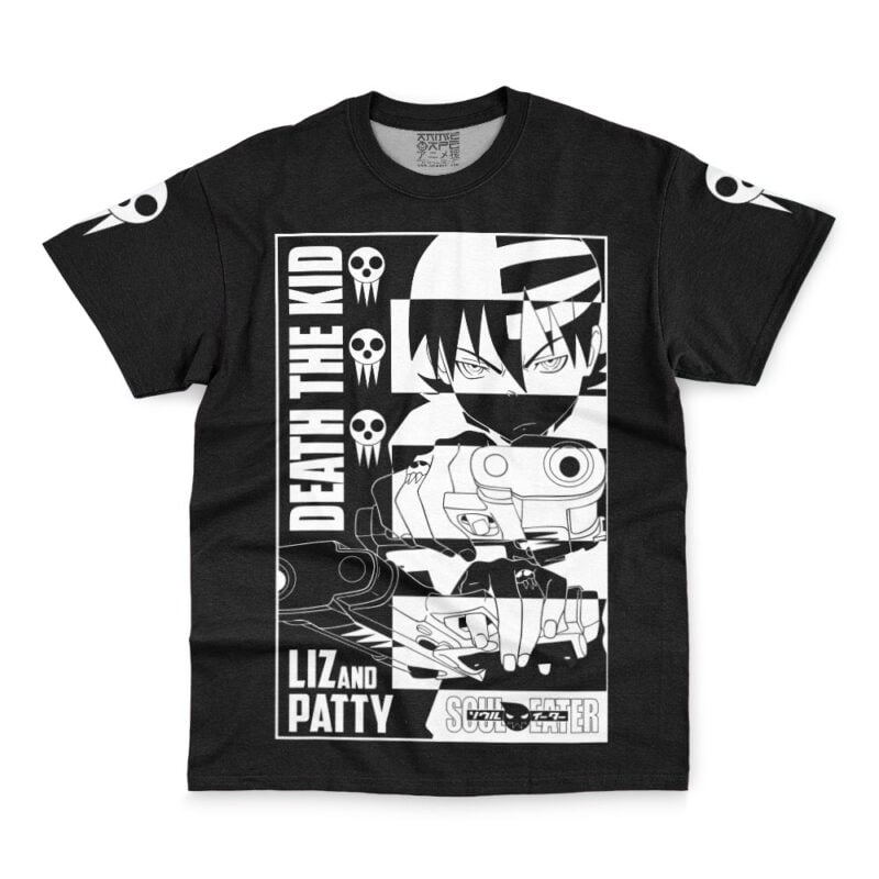 Death The Kid Soul Eater Streetwear T-Shirt - Image 2