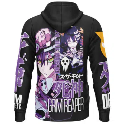 Death the Kid Soul Eater Streetwear Lightweight Hoodie