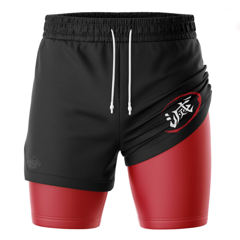 Demon Slayer Corp Uniform V2 Demon Slayer 2-in-1 Performance Shorts - Image 2