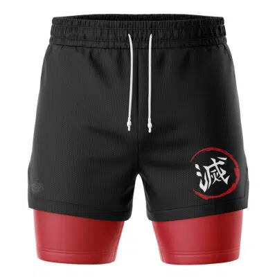 Demon Slayer Corp Uniform V2 Demon Slayer 2-in-1 Performance Shorts