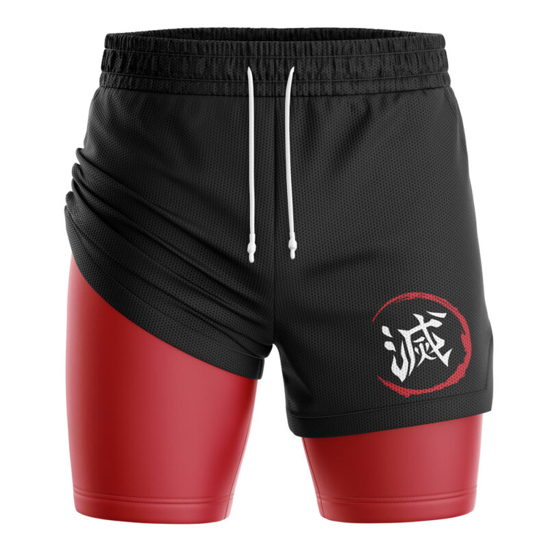 Demon Slayer Corp Uniform V2 Demon Slayer 2-in-1 Performance Shorts - Image 3