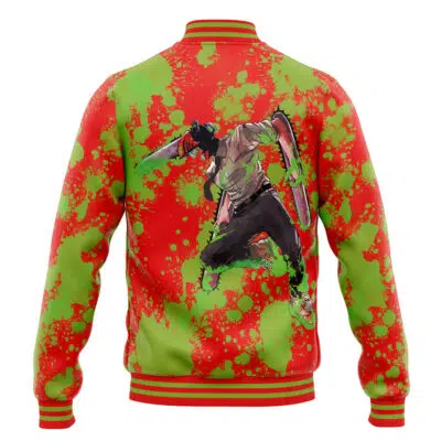 Denji Chainsaw Man Varsity Jacket