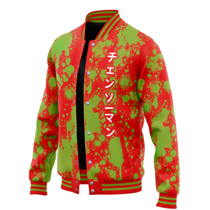 Denji Chainsaw Man Varsity Jacket - Image 3