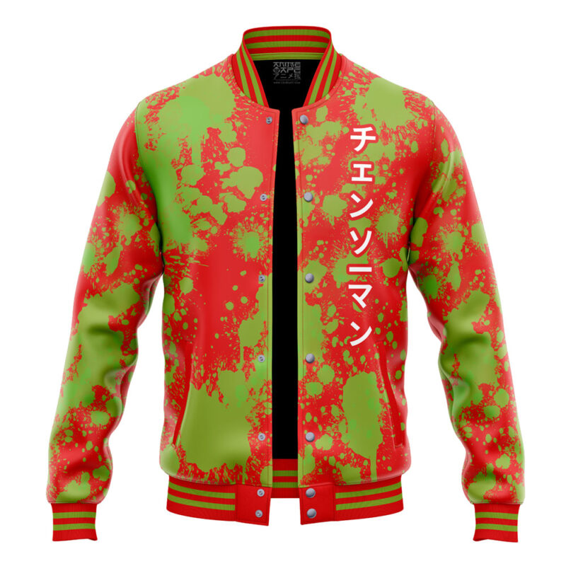 Denji Chainsaw Man Varsity Jacket - Image 4