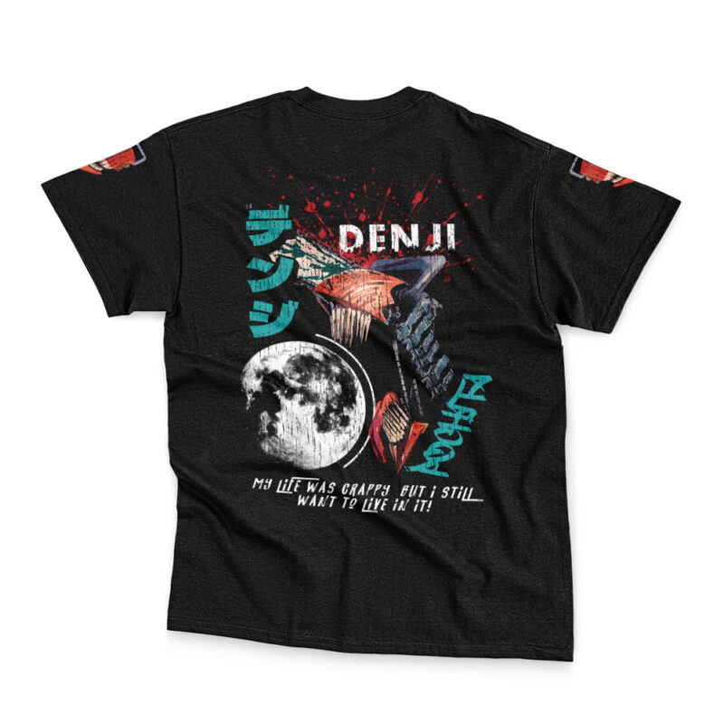 Denji My Life Was Chainsaw Man Streetwear T-Shirt - Image 2