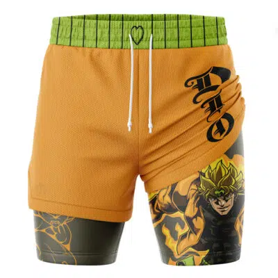 Dio Brando JoJo's Bizarre Adventure 2-in-1 Performance Shorts