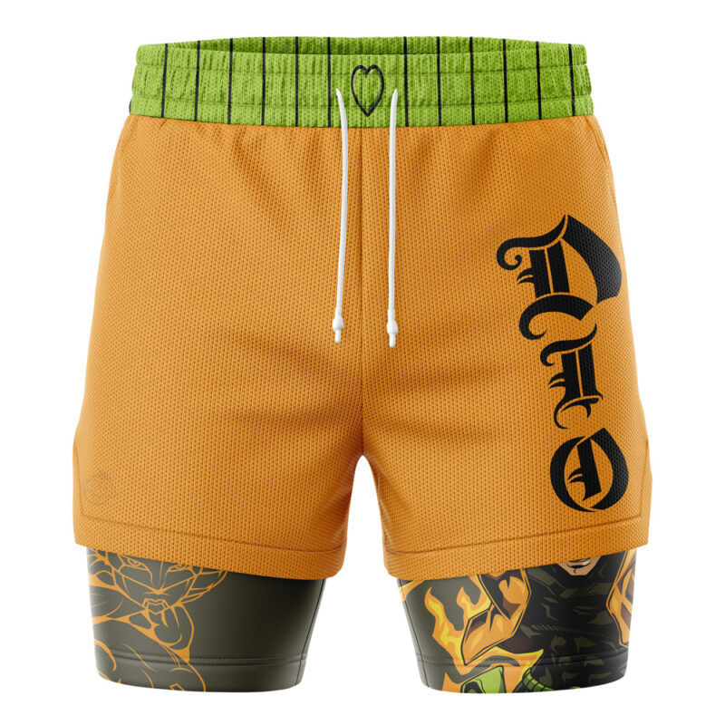 Dio Brando JoJo's Bizarre Adventure 2-in-1 Performance Shorts - Image 2