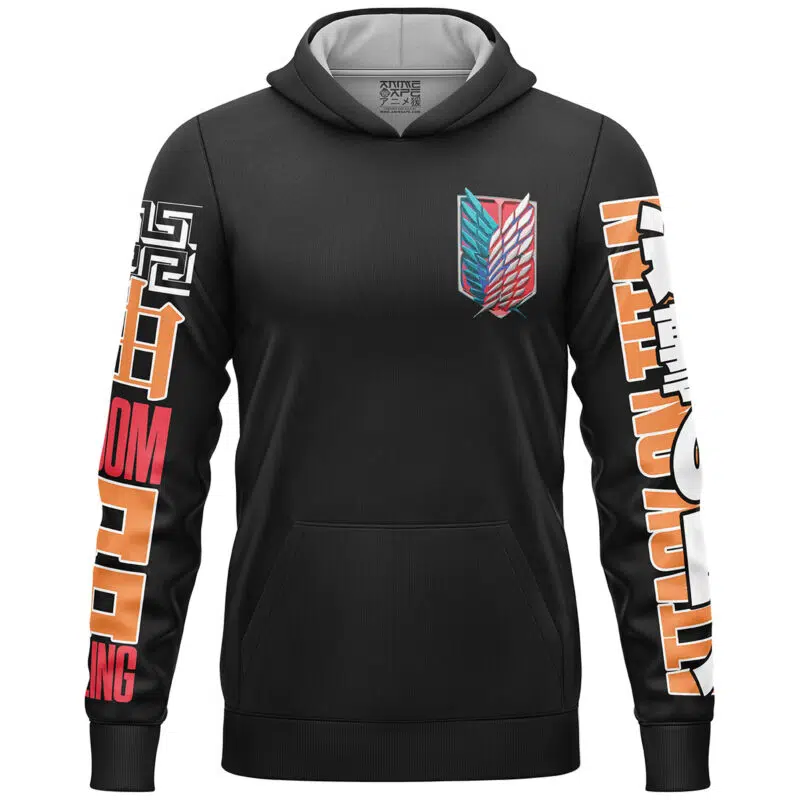 Eren Yeager V3 Attack on Titan Streetwear Lightweight Hoodie - Image 2