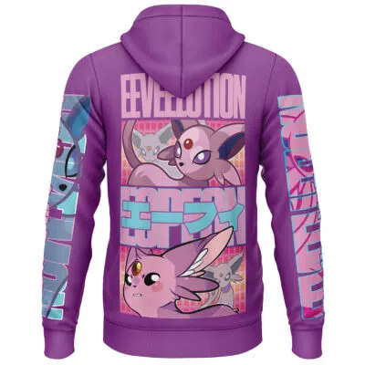 Espeon Pokemon Streetwear Lightweight Hoodie