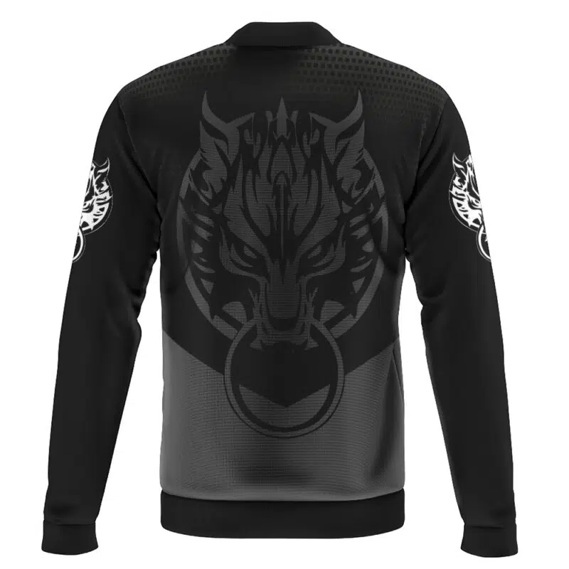 Fenrir Final Fantasy 7 Casual Bomber Jacket - Image 2