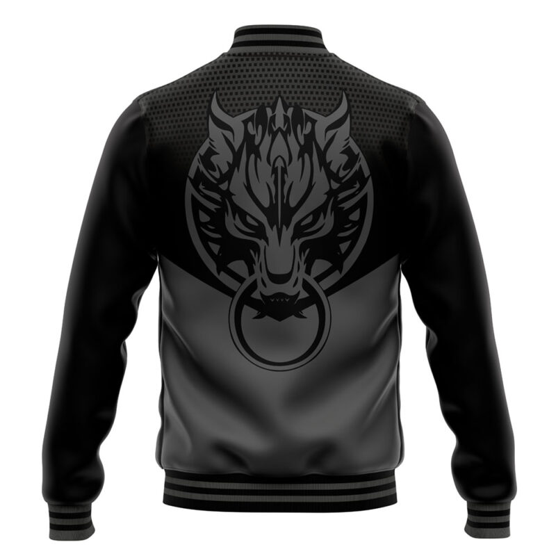 Fenrir Final Fantasy 7 Varsity Jacket - Image 4