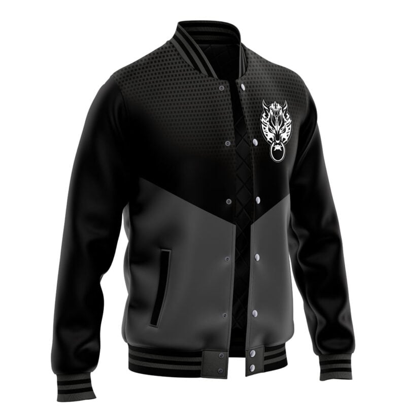 Fenrir Final Fantasy 7 Varsity Jacket - Image 2