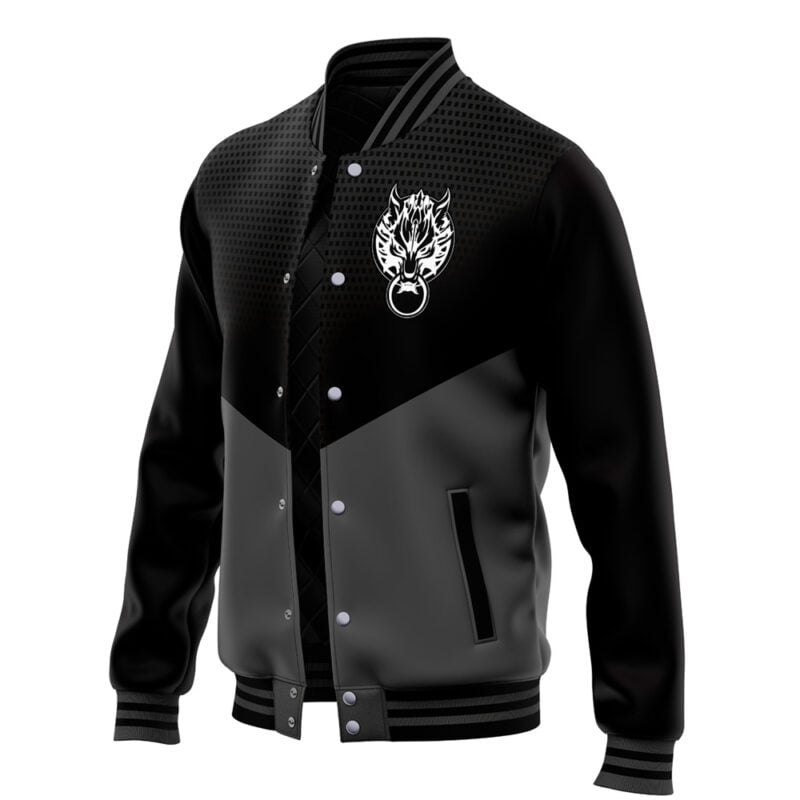 Fenrir Final Fantasy 7 Varsity Jacket - Image 3