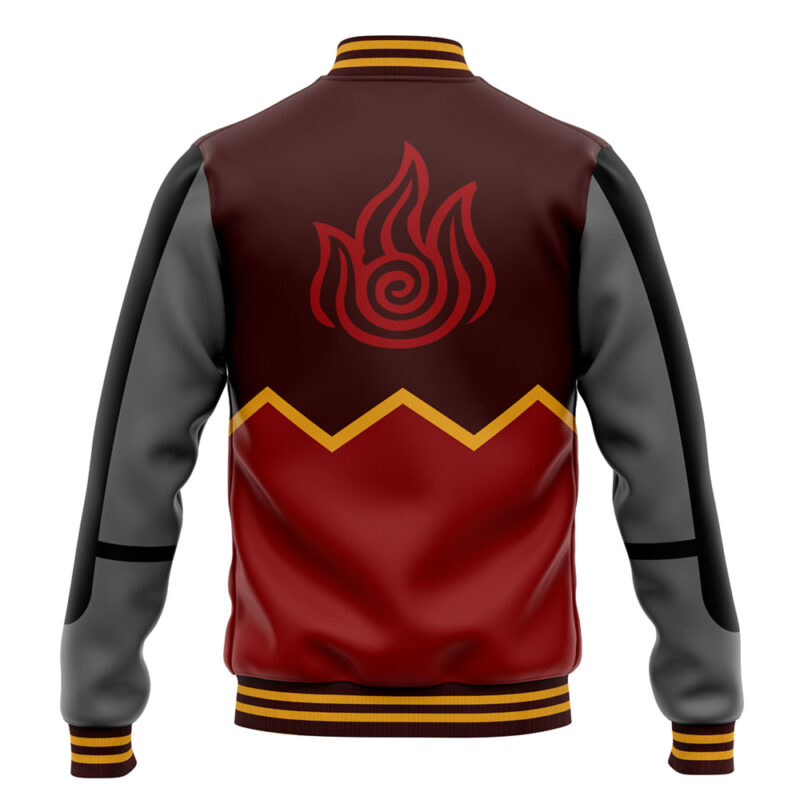 Firebenders V2 Avatar The Last Airbender Varsity Jacket - Image 2