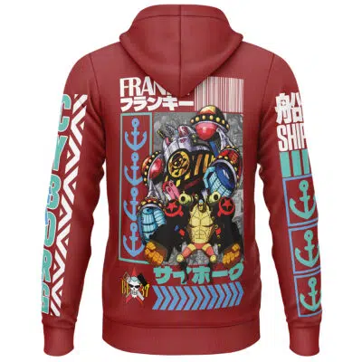 Franky One Piece Streetwear Lightweight Hoodie