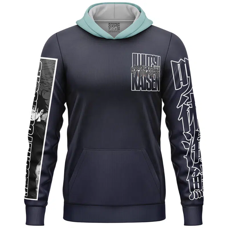 Fushiguro Megumi Jujutsu Kaisen Streetwear Lightweight Hoodie - Image 2