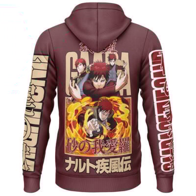 Gaara Shippuden Streetwear Lightweight Hoodie