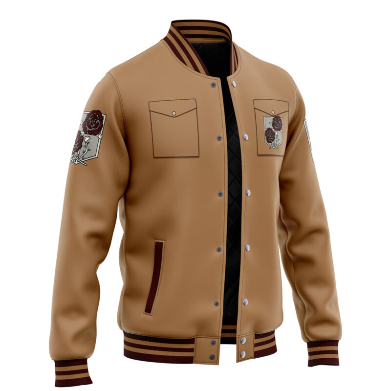 Garrison Attack on Titan Varsity Jacket - Image 3