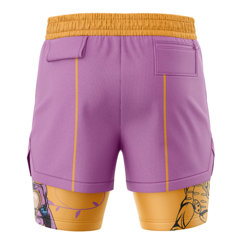 Giorno Giovanna Anime JoJo's Bizarre Adventure 2-in-1 Performance Shorts - Image 4
