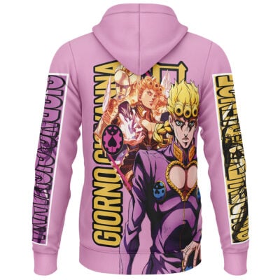 Giorno Giovanna Jojo's Bizarre Adventure Streetwear Lightweight Hoodie