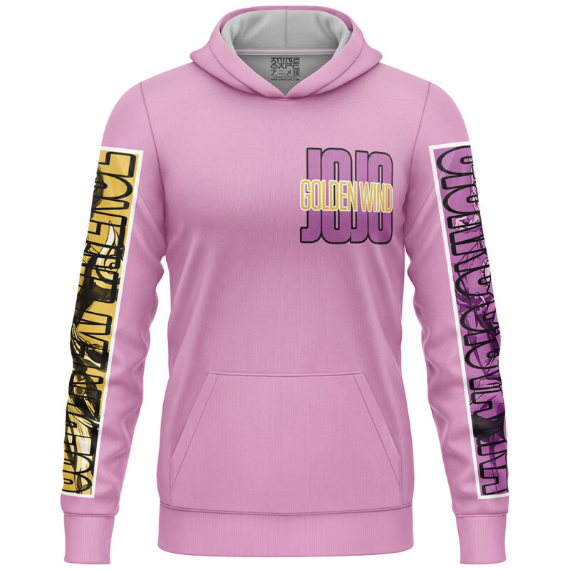 Giorno Giovanna Jojo's Bizarre Adventure Streetwear Lightweight Hoodie - Image 2