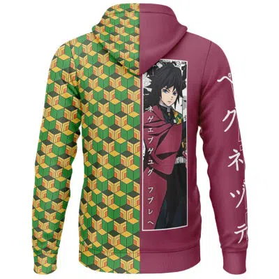 Giyu Tomioka Haori Demon Slayer Lightweight Hoodie