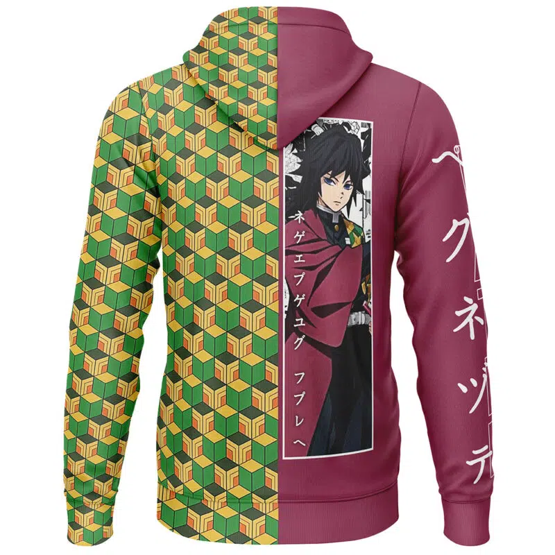 Giyu Tomioka Haori Demon Slayer Lightweight Hoodie