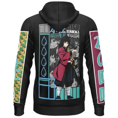 Giyu Tomioka V2 Demon Slayer Lightweight Hoodie