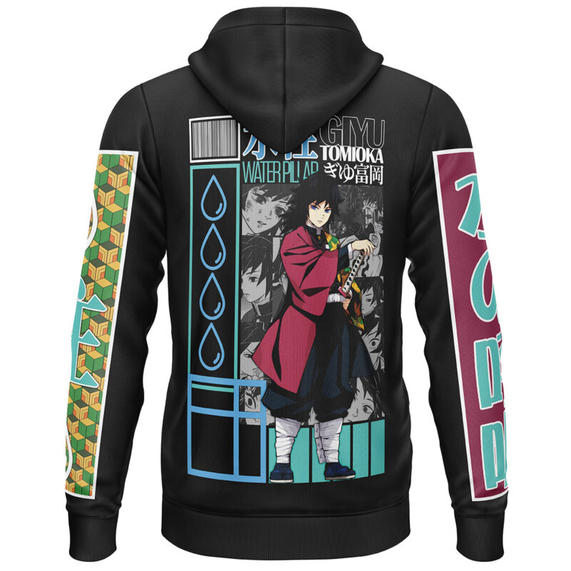 Giyu Tomioka V2 Demon Slayer Streetwear Lightweight Hoodie