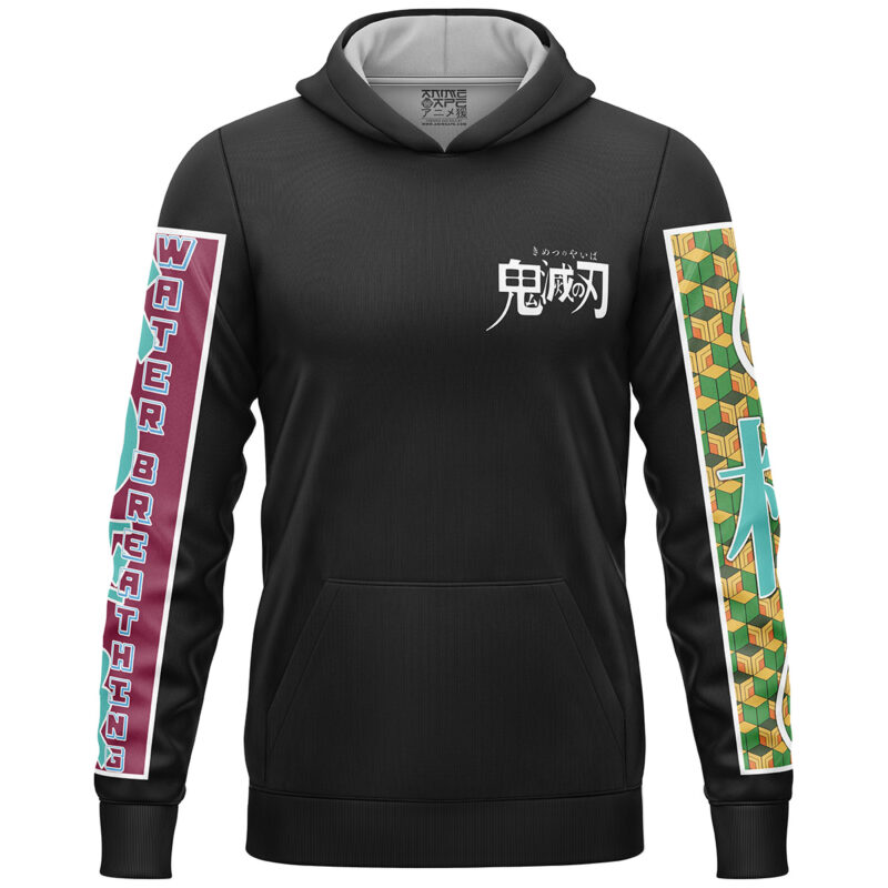 Giyu Tomioka V2 Demon Slayer Streetwear Lightweight Hoodie - Image 2