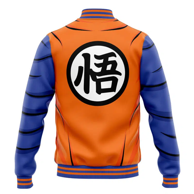 Goku Gi DBZ Varsity Jacket - Image 4