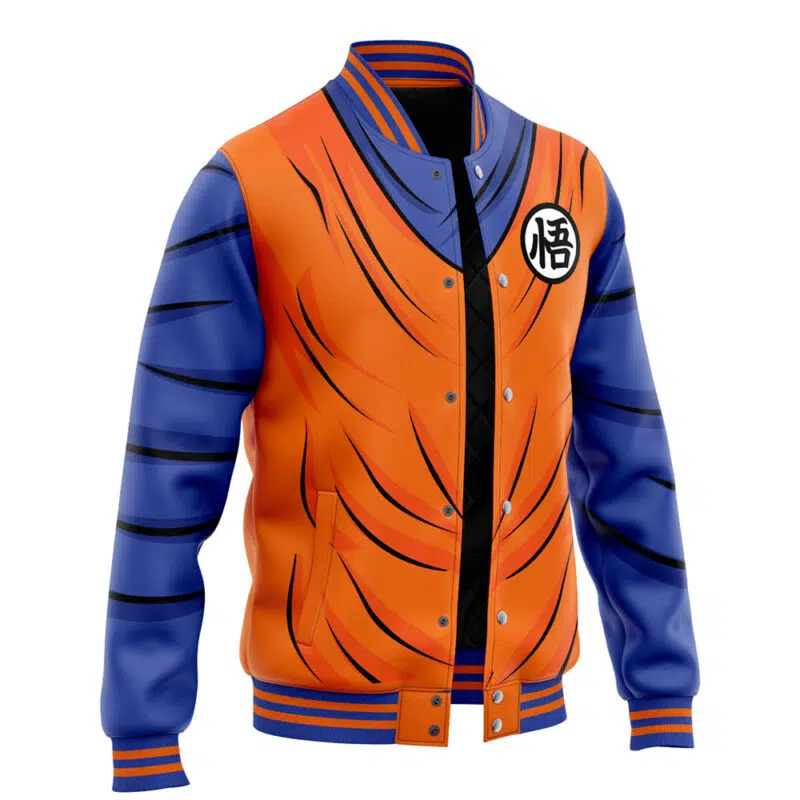 Goku Gi DBZ Varsity Jacket - Image 2