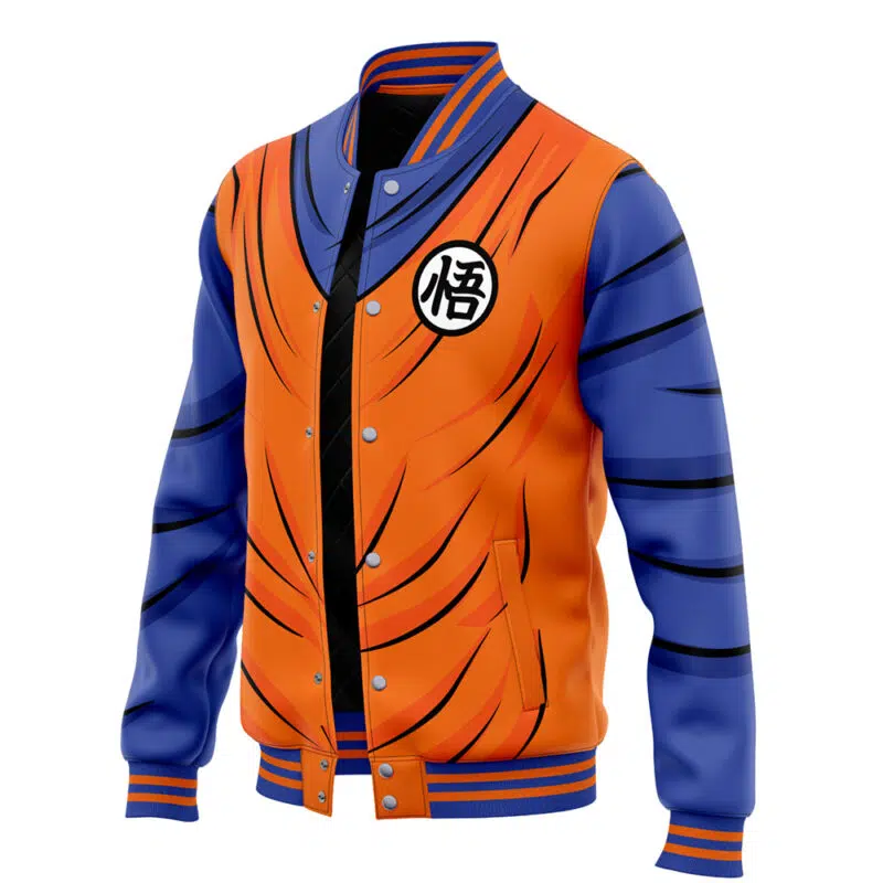 Goku Gi DBZ Varsity Jacket - Image 3