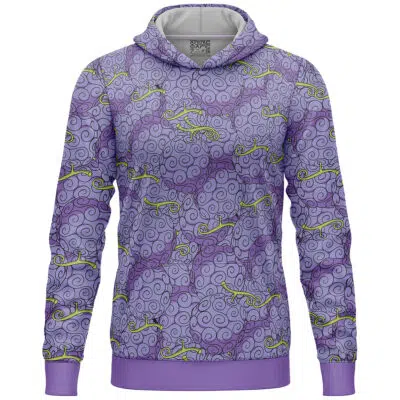 Gomu Gomu No Mi One Piece Lightweight Hoodie