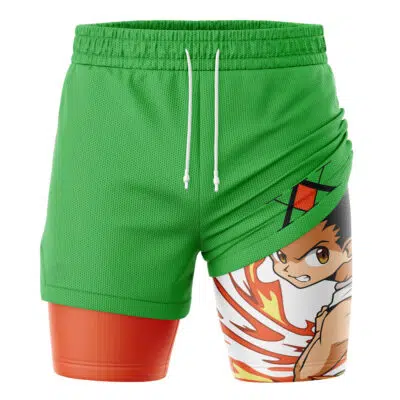 Gon Freecs V2 Hunter X Hunter 2-in-1 Performance Shorts