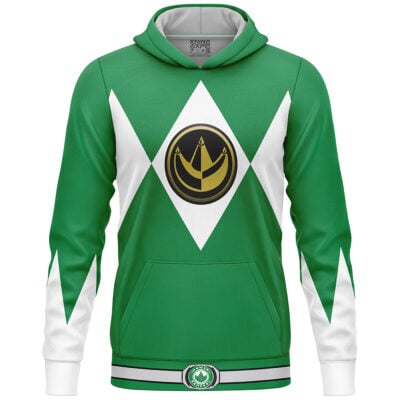 Green Ranger Mighty Morphin Power Rangers Lightweight Hoodie
