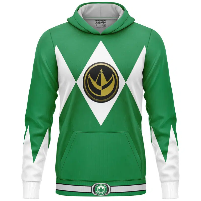 Green Ranger Mighty Morphin Power Rangers Lightweight Hoodie