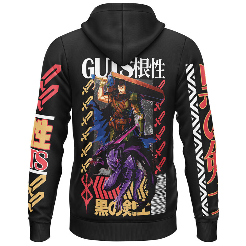 Guts V2 Berserk Streetwear Lightweight Hoodie
