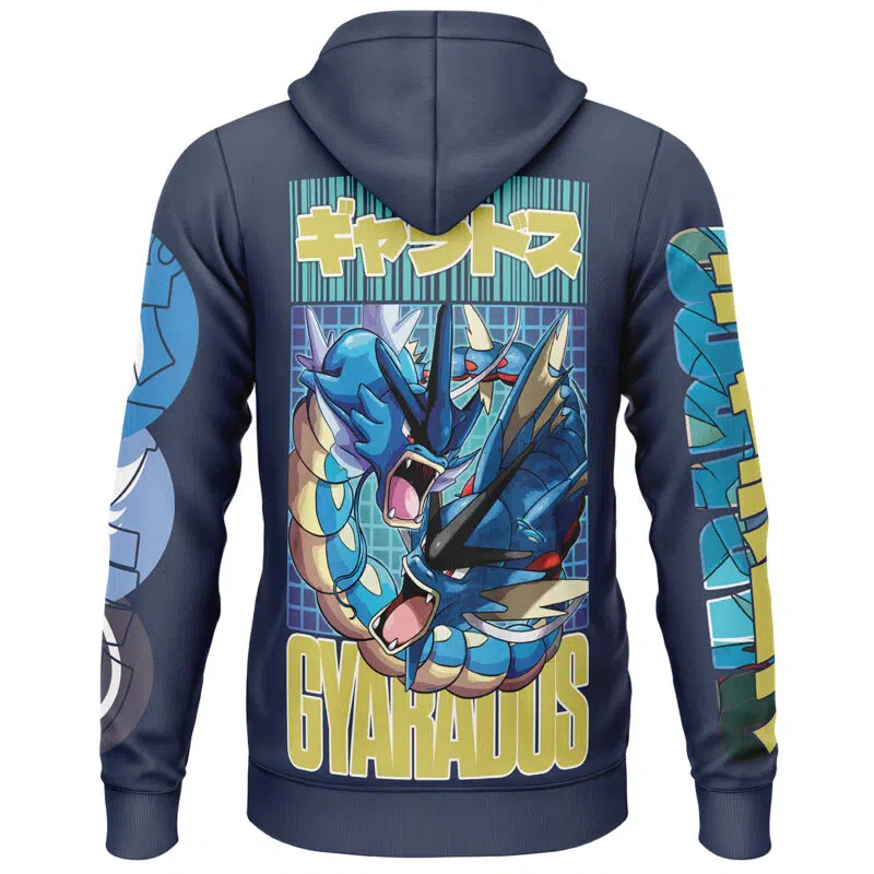Gyarados Pokemon Streetwear Lightweight Hoodie