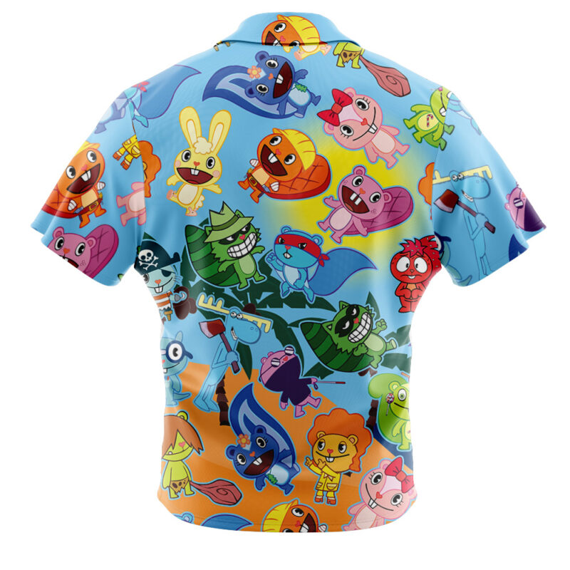 Happy Tree Friends Button Up Hawaiian Shirt