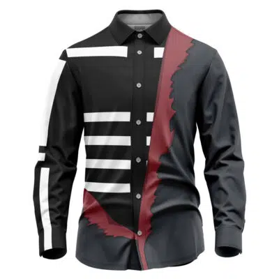 Hidan Akatsuki Shippuden Long Sleeve Button Up Shirt