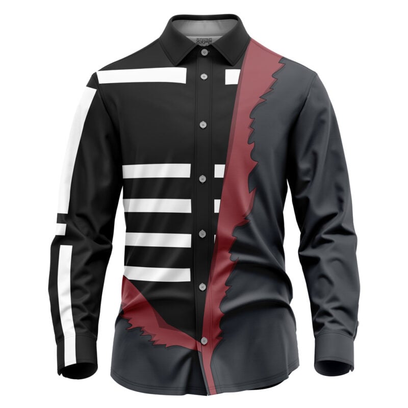 Hidan Akatsuki Shippuden Long Sleeve Button Up Shirt