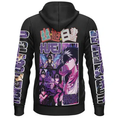 Hiei Ghost Fighter Streetwear Lightweight Hoodie